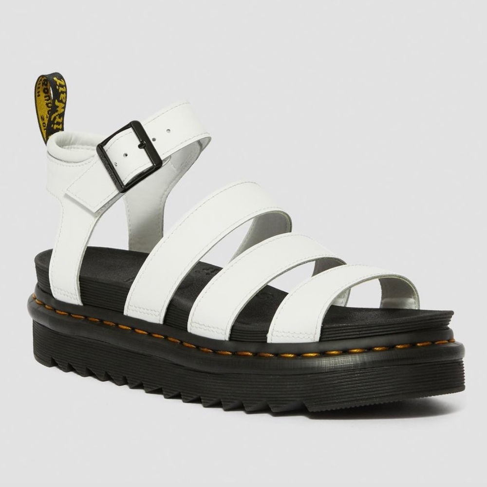Dr. Marten BLAIRE HYDRO LEATHER STRAP SANDALS - WHITE HYDRO LEATHER / 25768100